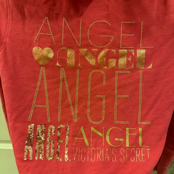 Y2K Vintage Victorias Secret Angel Supermodel Essentials bling hoodie 💖✨ - Picture 4 of 6